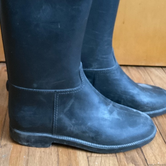 Black Tall Riding Boots - Picture 3 of 3